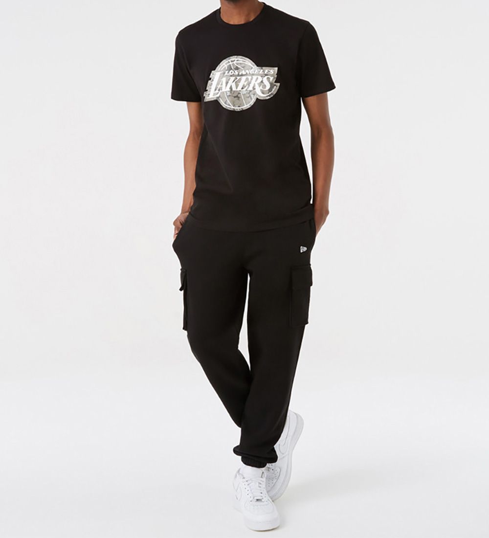 New Era T-Shirt - Los Angeles Lakers - Black