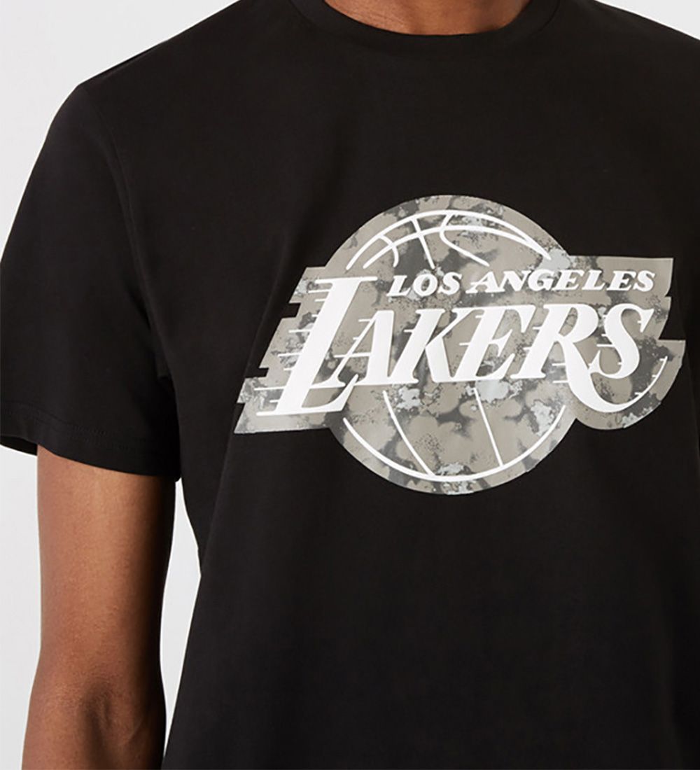 New Era T-Shirt - Los Angeles Lakers - Black