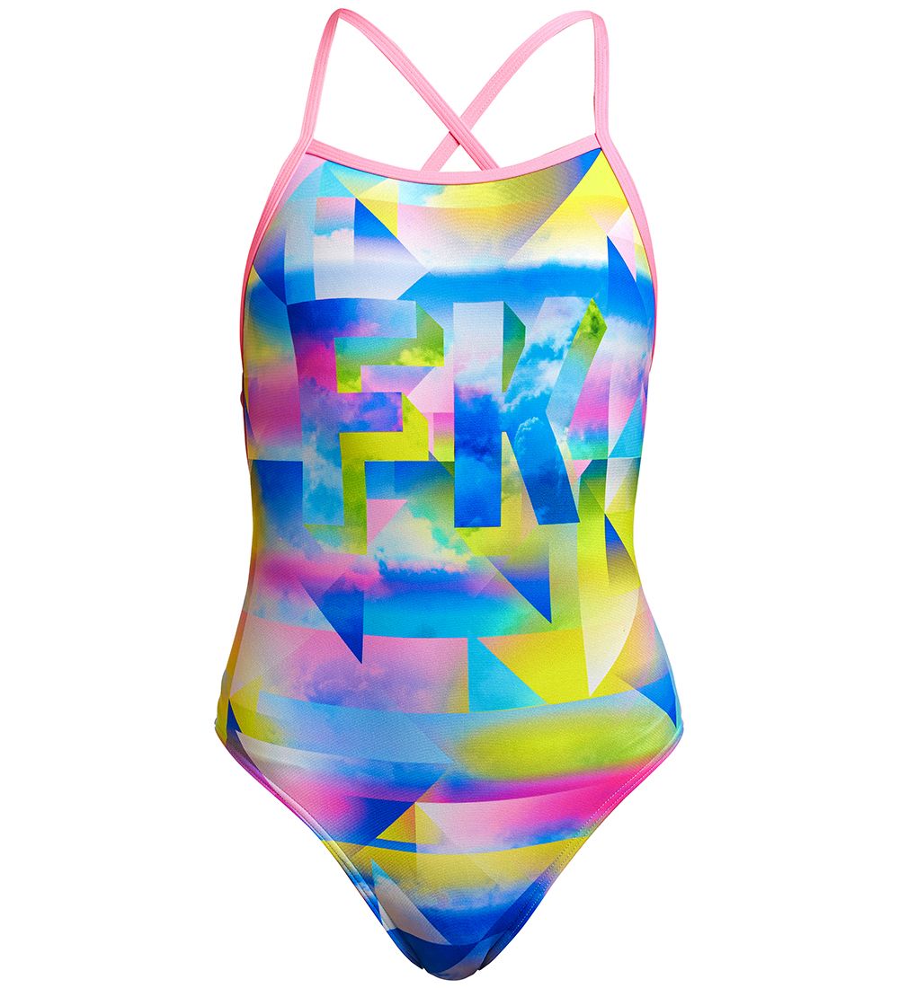Funkita Swimsuit - UV50+ - Strapped in - Counting Clouds