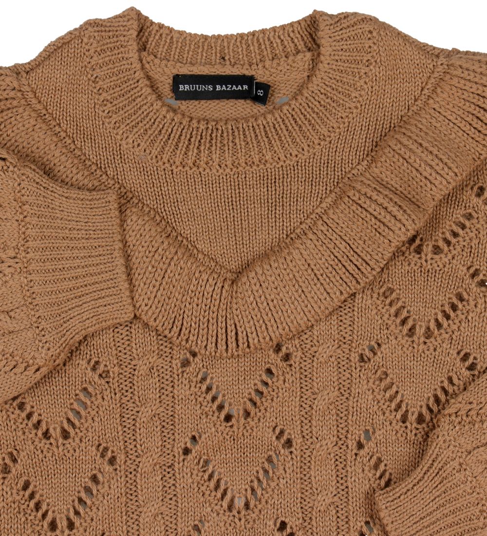 Bruuns Bazaar Blouse - Knitted - Dagfrid - Dark Sand
