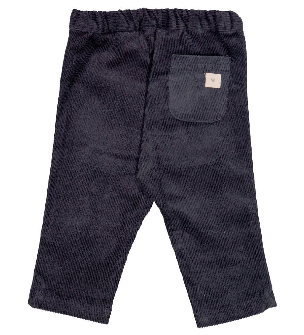 Wheat Corduroy Trousers - Mulle - Midnight Blue