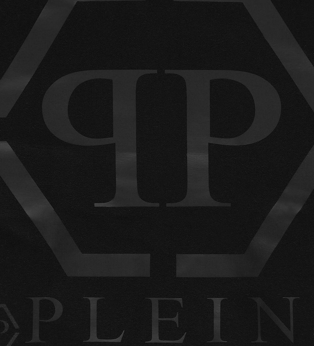 Philipp Plein Cardigan - Monogram - Black w. Print