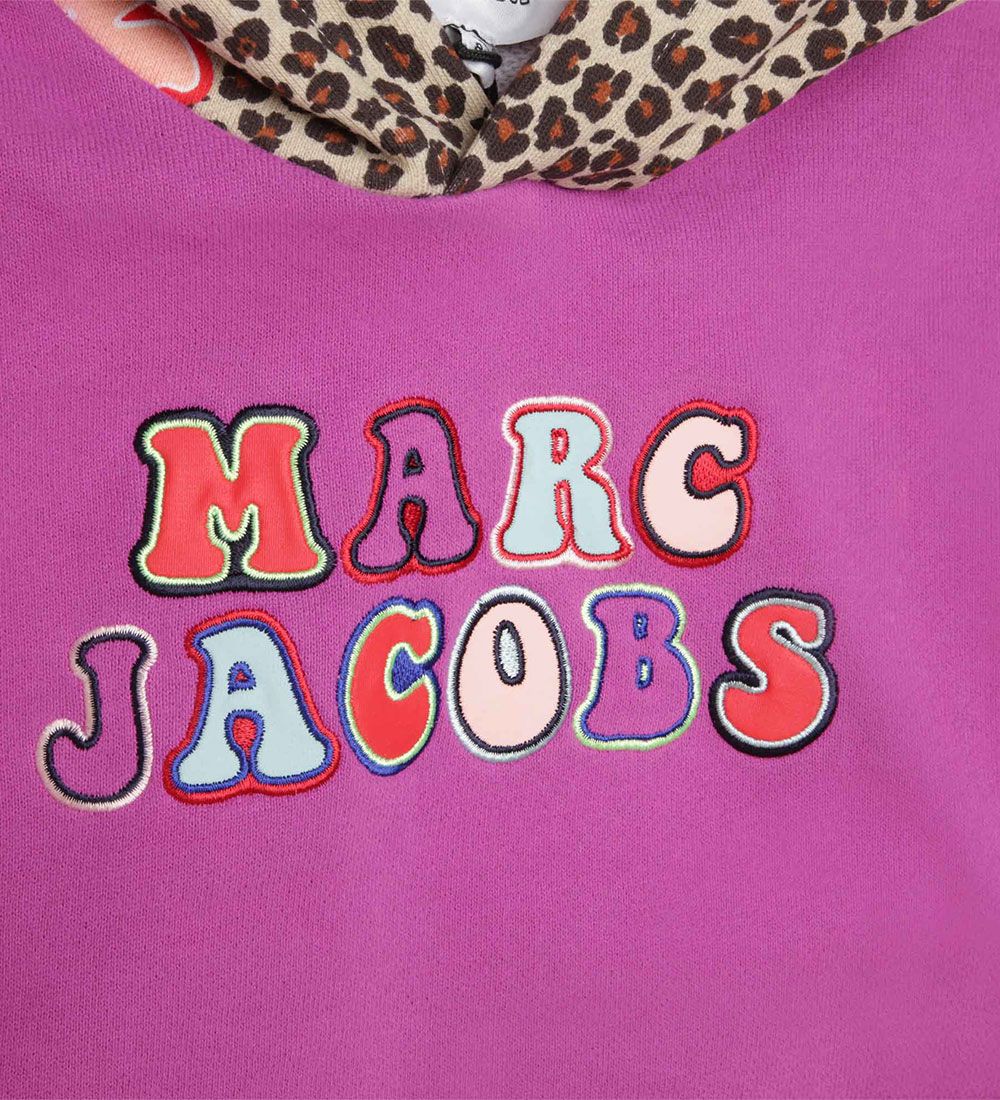 Little Marc Jacobs Hoodie - Urban Jungle - Raspberry