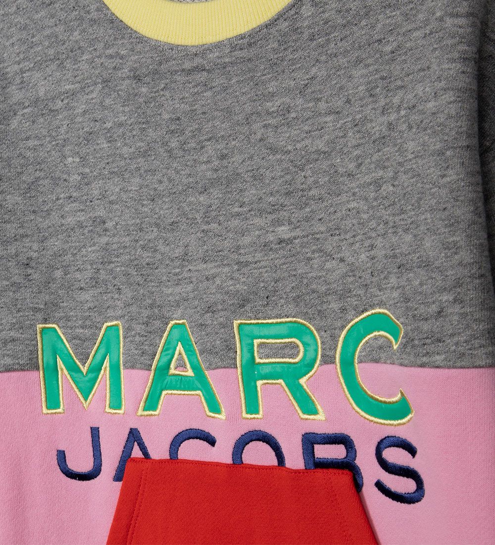 Little Marc Jacobs Sweatjurk - Cosmic Nature - Roze/Grijs Gevlek