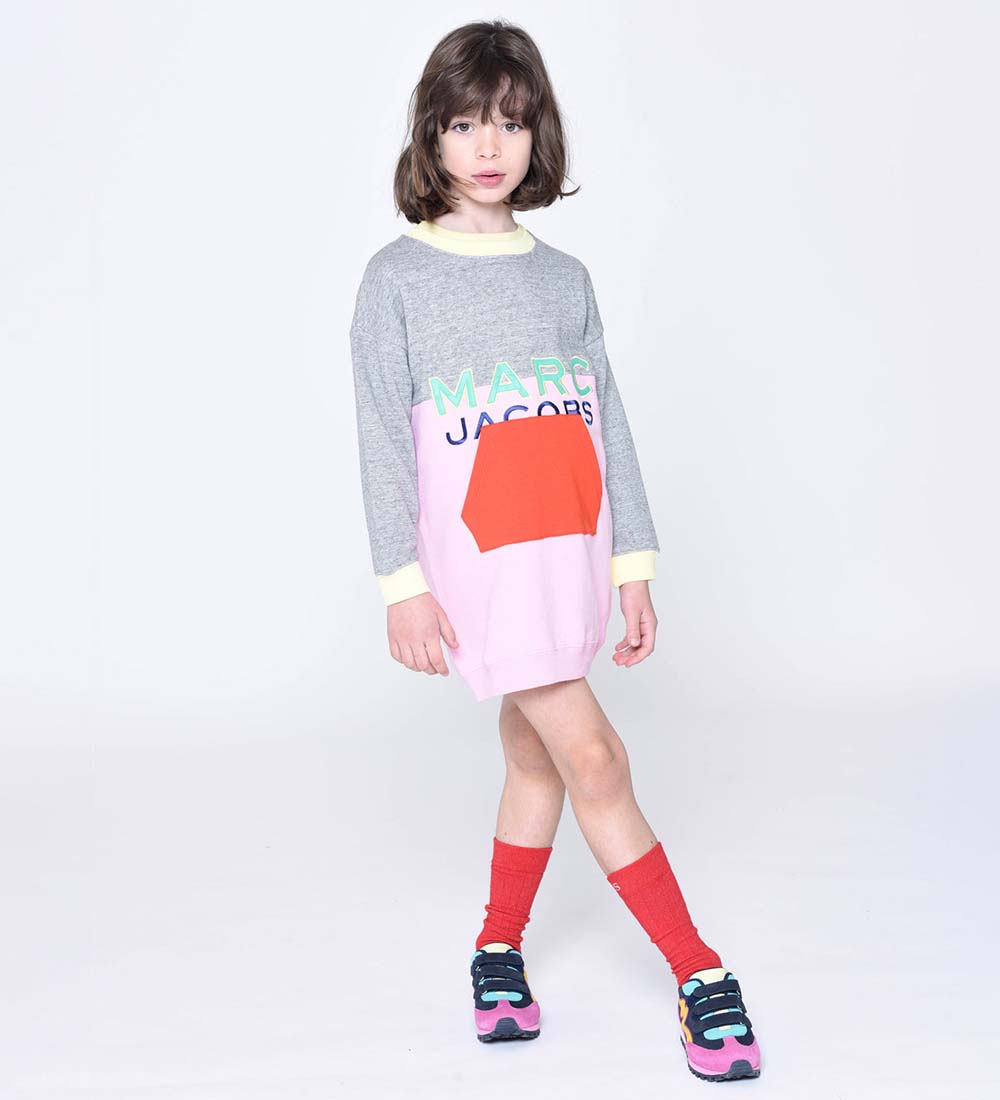 Little Marc Jacobs Sweatjurk - Cosmic Nature - Roze/Grijs Gevlek