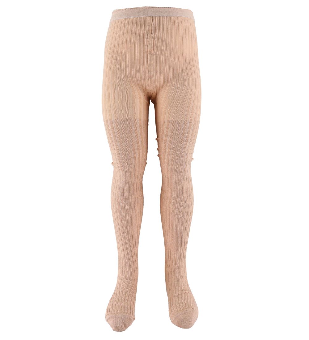 Molo Tights - Glitter Rib - Fluffy Rose