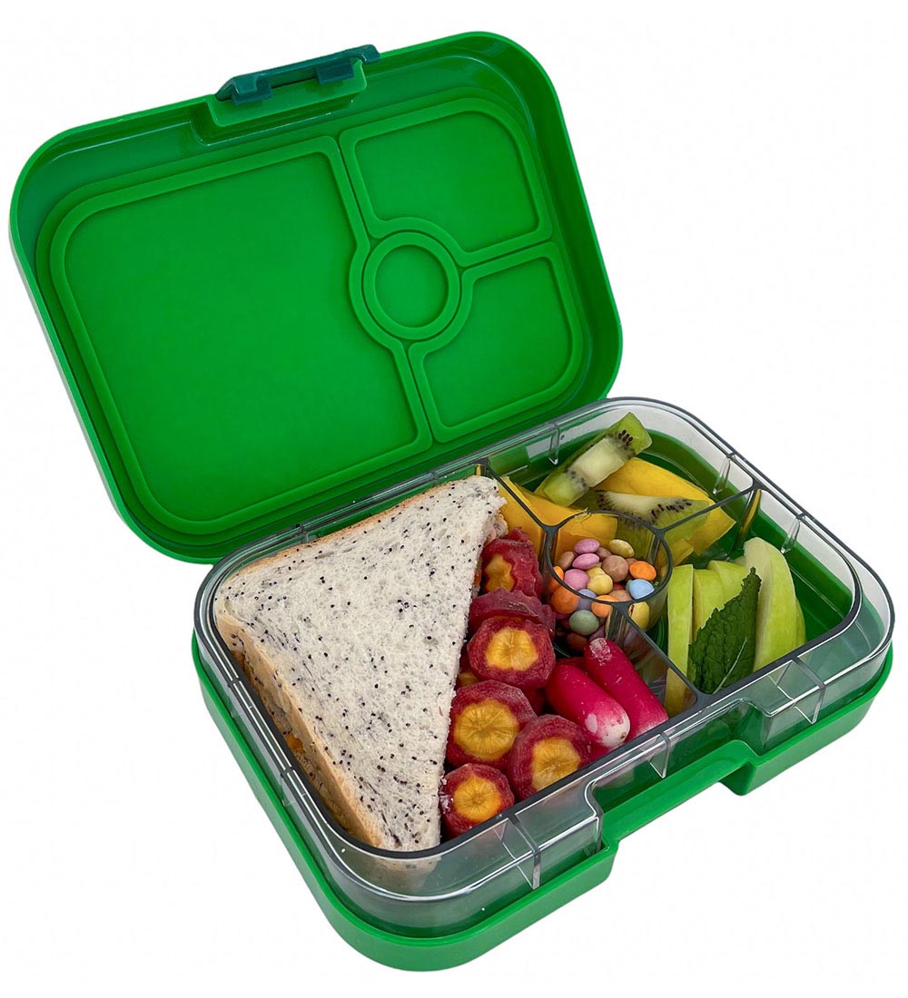 Yumbox Lunchbox w. 4 Rum - Bento Panino - Bamboo Green Jungle