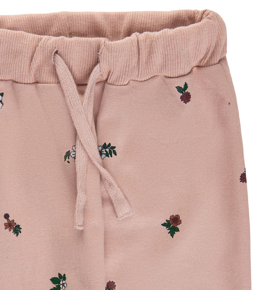 The New Sweatpants - Dovie - Rose Dust Flower