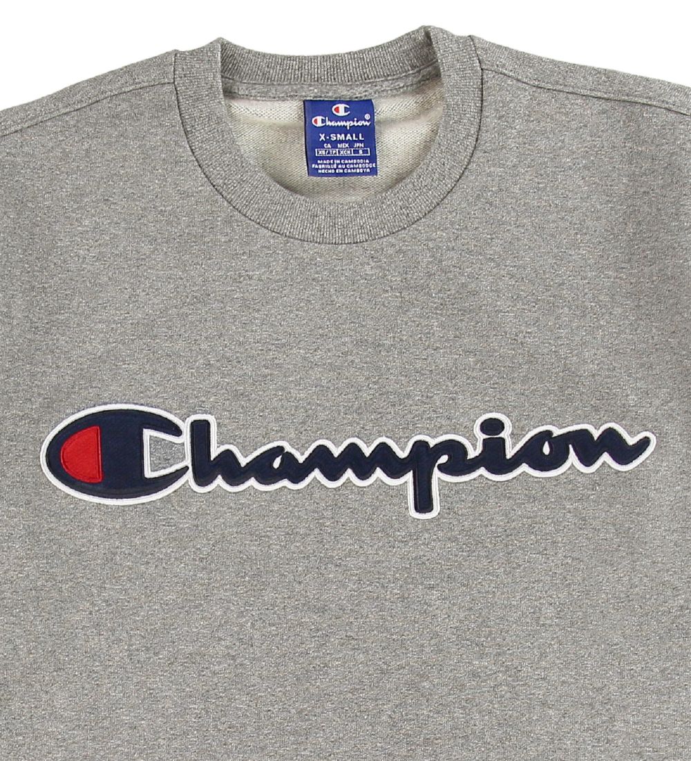 Champion Sweatshirt - Grmelerad m. Logo