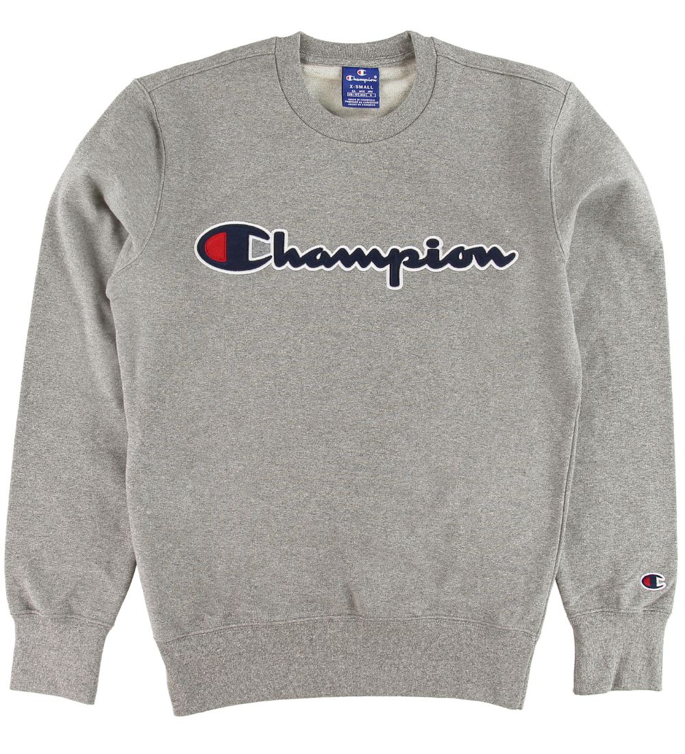 Champion Sweatshirt - Grmelerad m. Logo