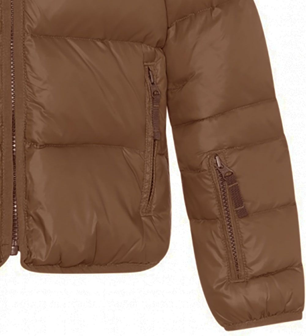 Ver de Terre Down Jacket w. Fur - Brownie