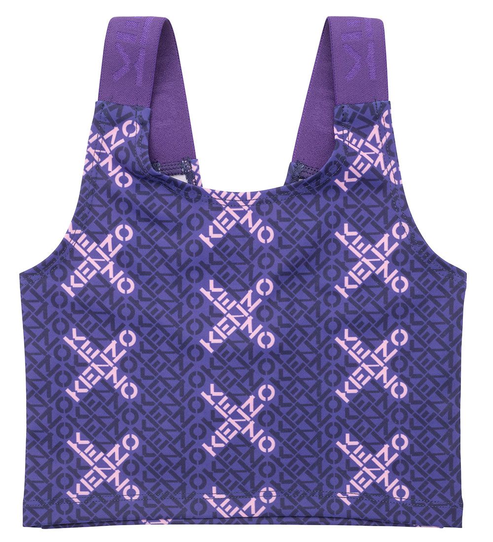 Kenzo Sports Bra top - Energy - Plum w. Logos