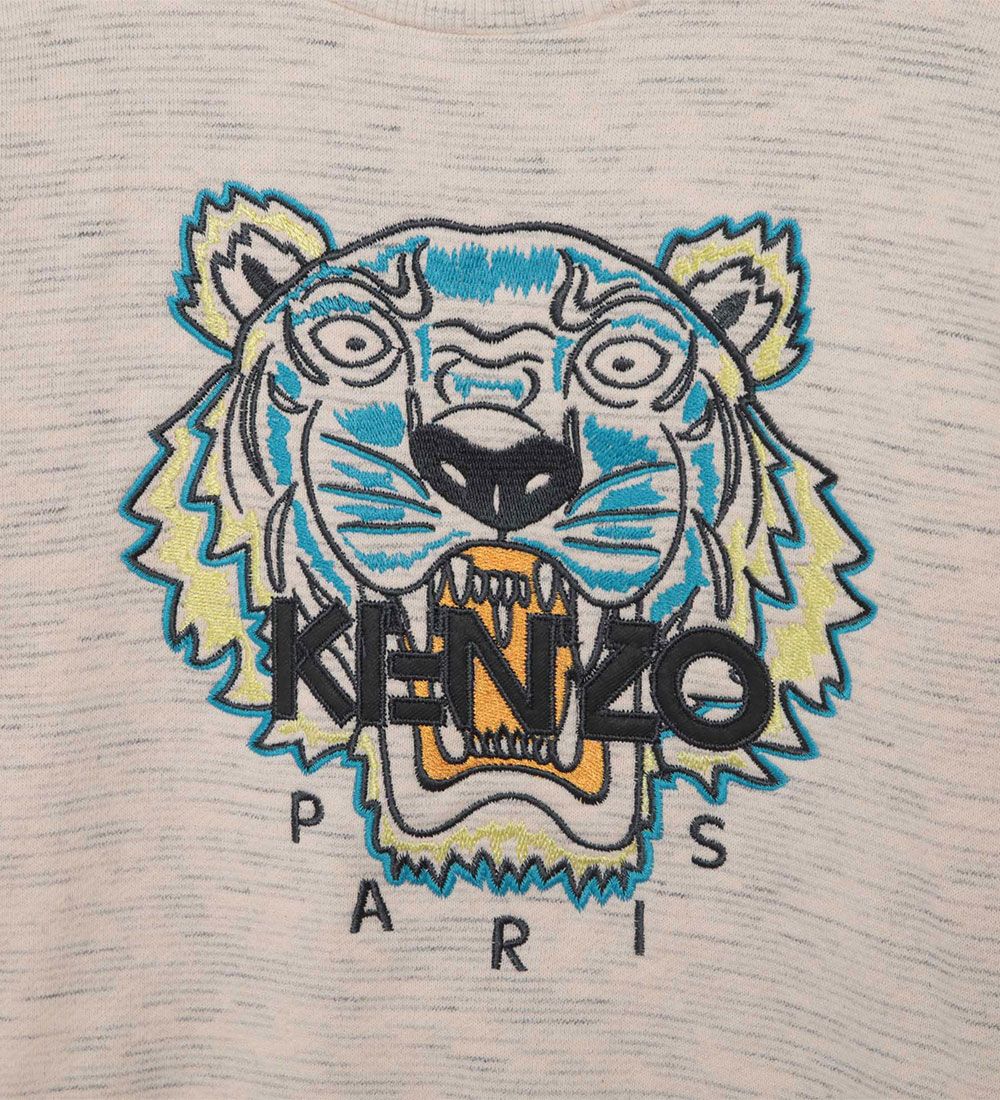 Sweat-shirt Kenzo - Party - Off White av. Tigre