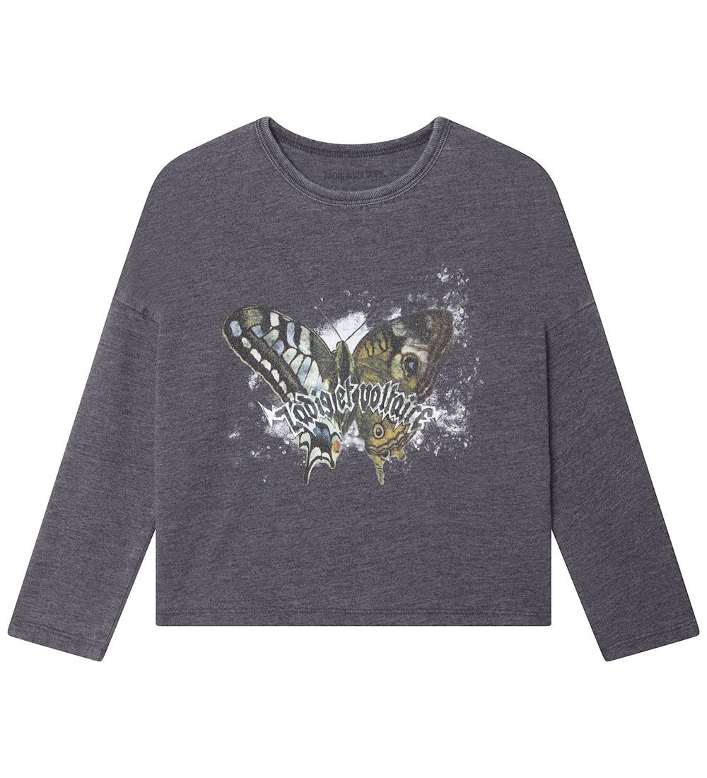Zadig & Voltaire Blouse - Wild Sound - Grey Melange w. Butte
