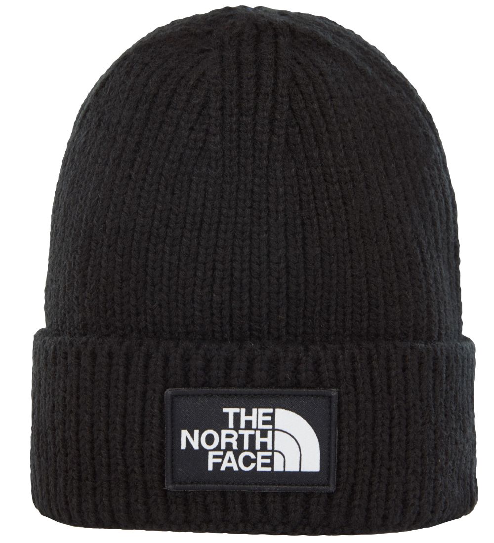 The North Face Mössa - Stickad - Logo Box Manschettförsedda - Sv