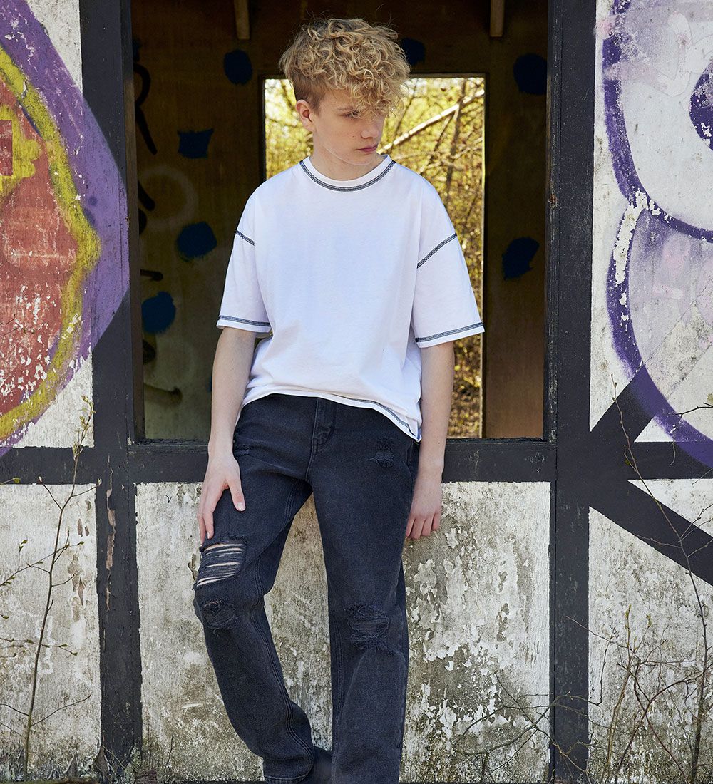 Hound Jeans - Extra breiður - Black Denim