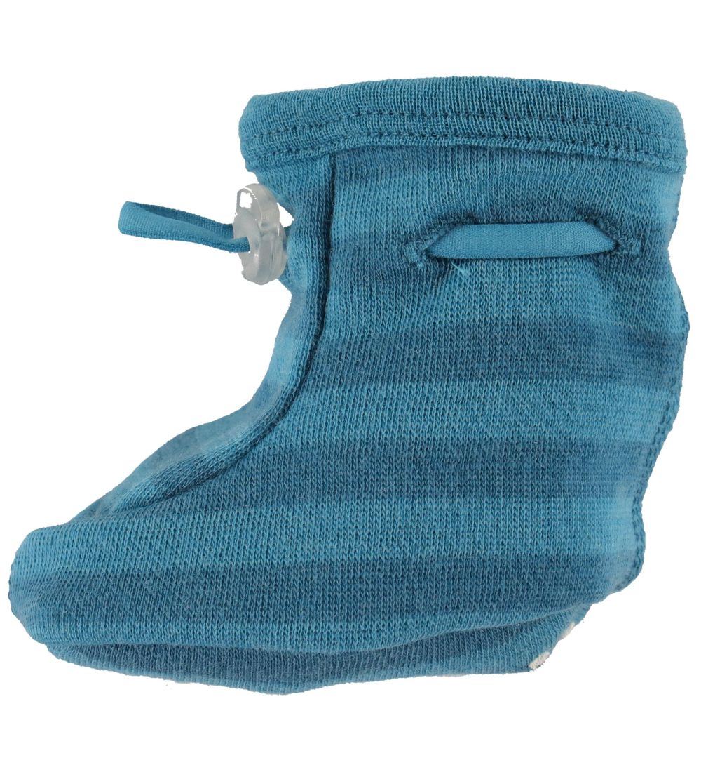 Joha Booties - Wool - Blue Striped