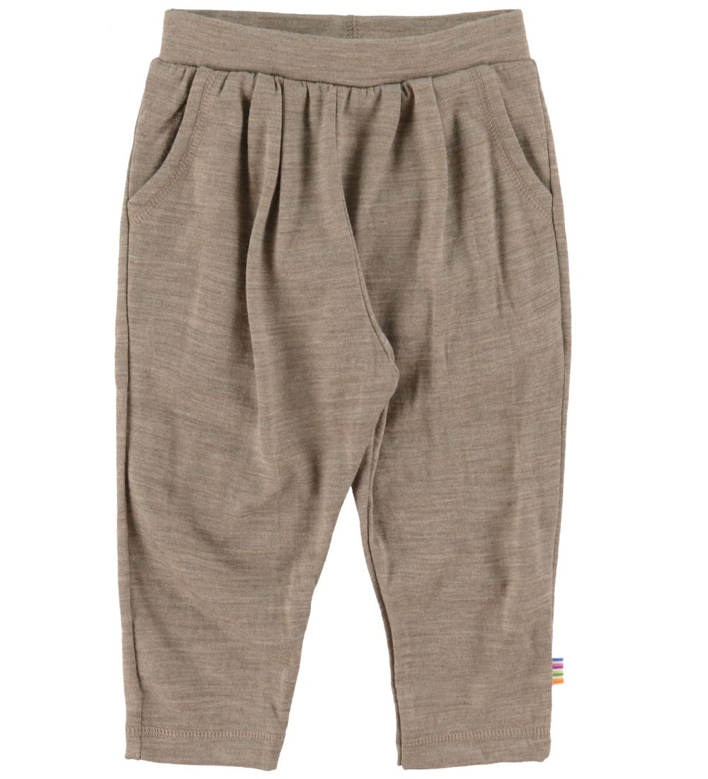 Joha Trousers - Wool - Brown Melange
