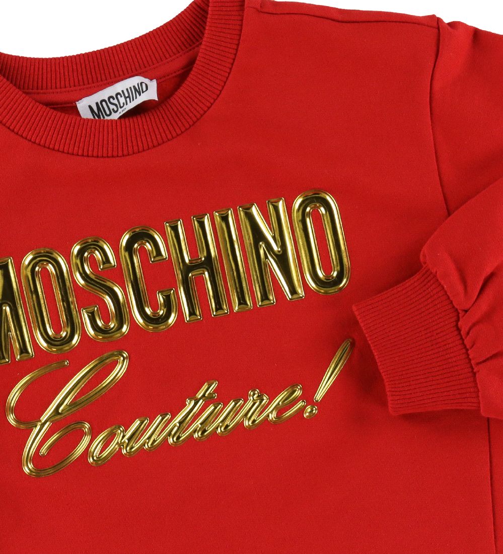 Moschino Sweatshirt - Red w. Gold