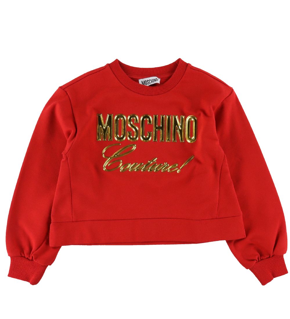 Moschino Sweatshirt - Red w. Gold