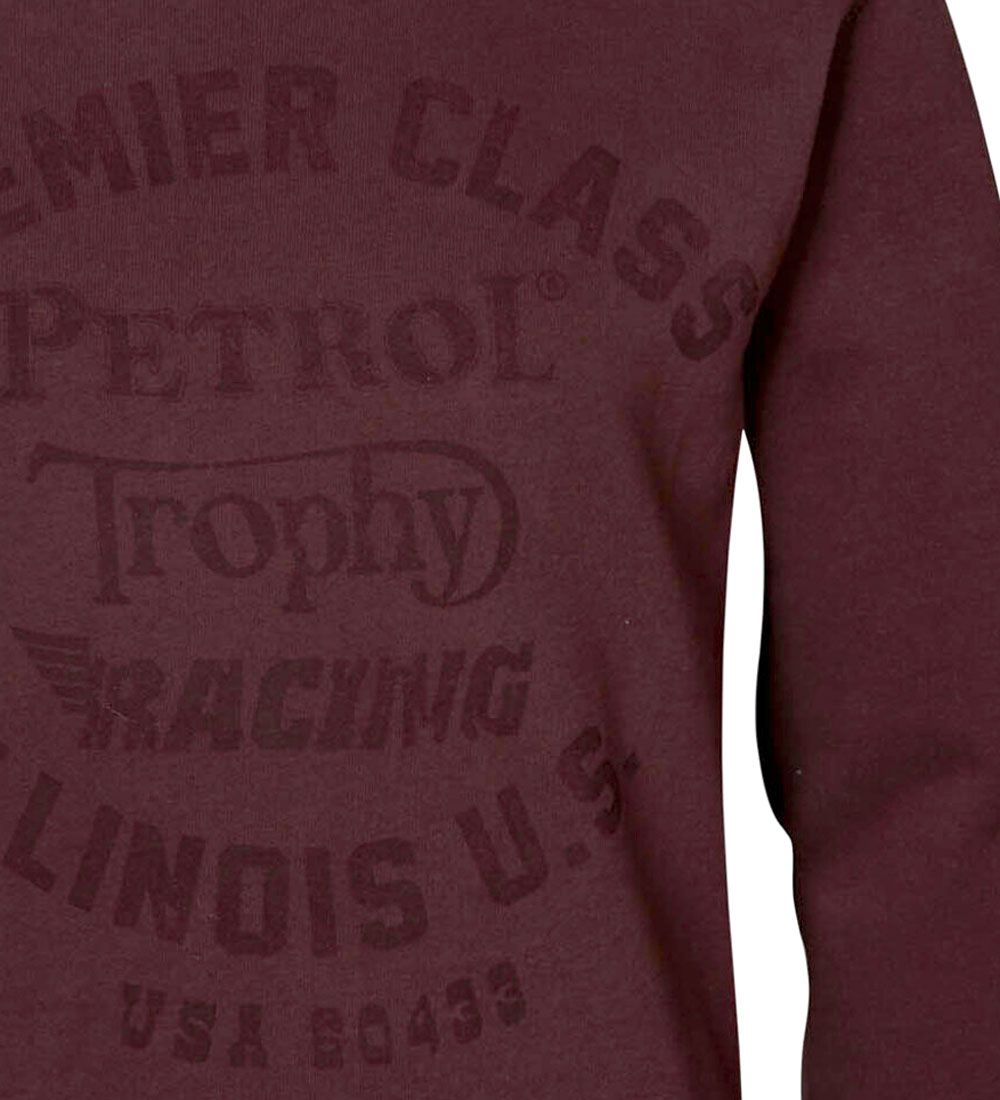 Petrol Industries Sweatshirt - Bordeaux red