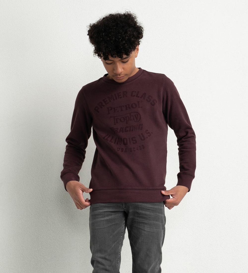 Petrol Industries Sweatshirt - Bordeaux red