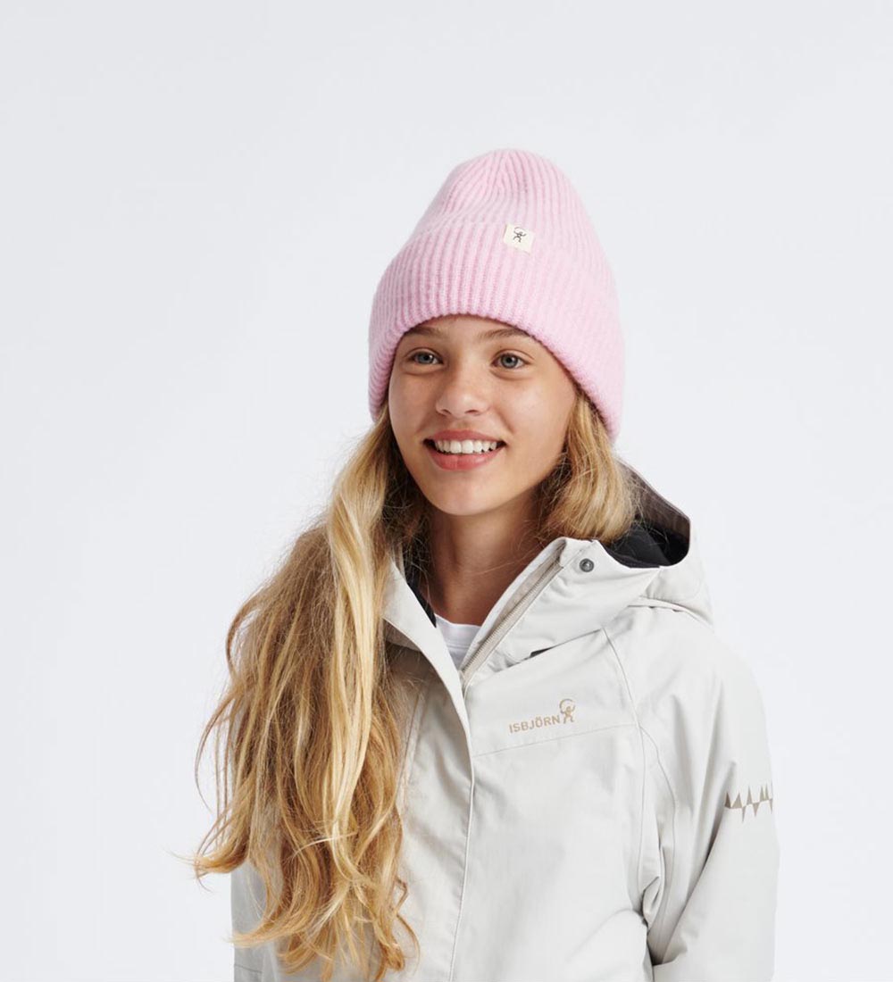 Isbjörn of Sweden Beanie - Knitted - Minty - Frozen Pink
