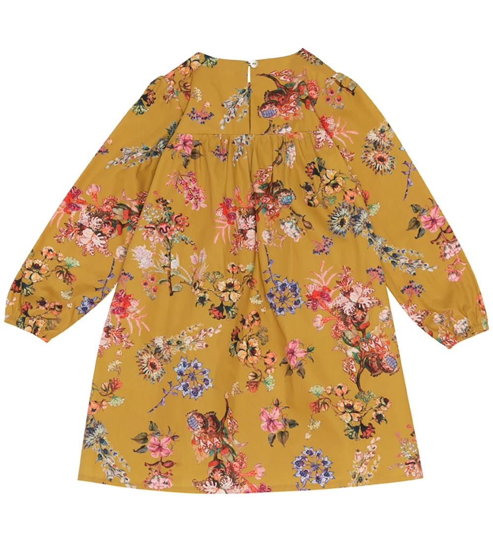Christina Rohde Dress - Mustard w. Flowers