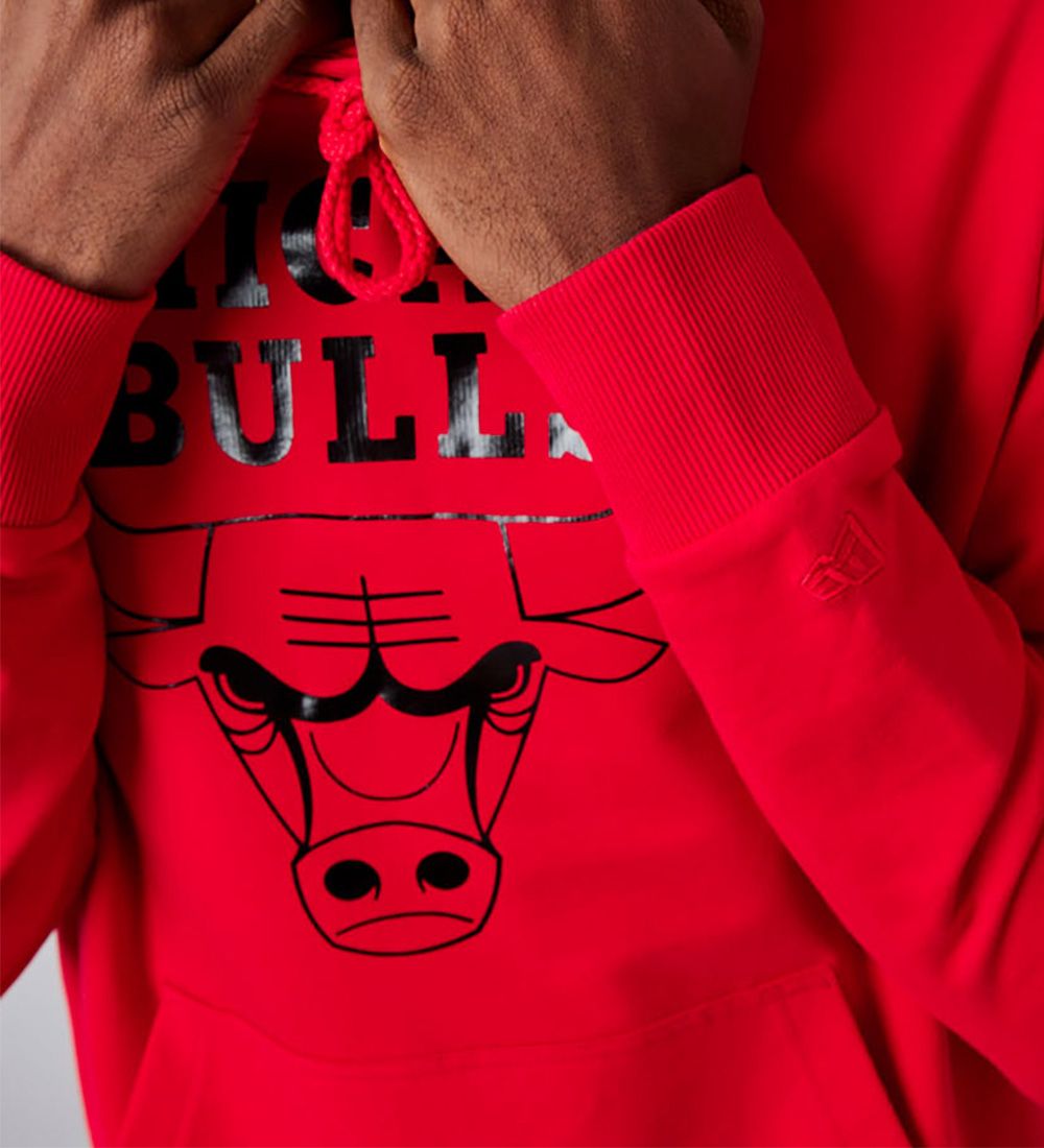 New Era Hoodie - Chicago Bulls - Red