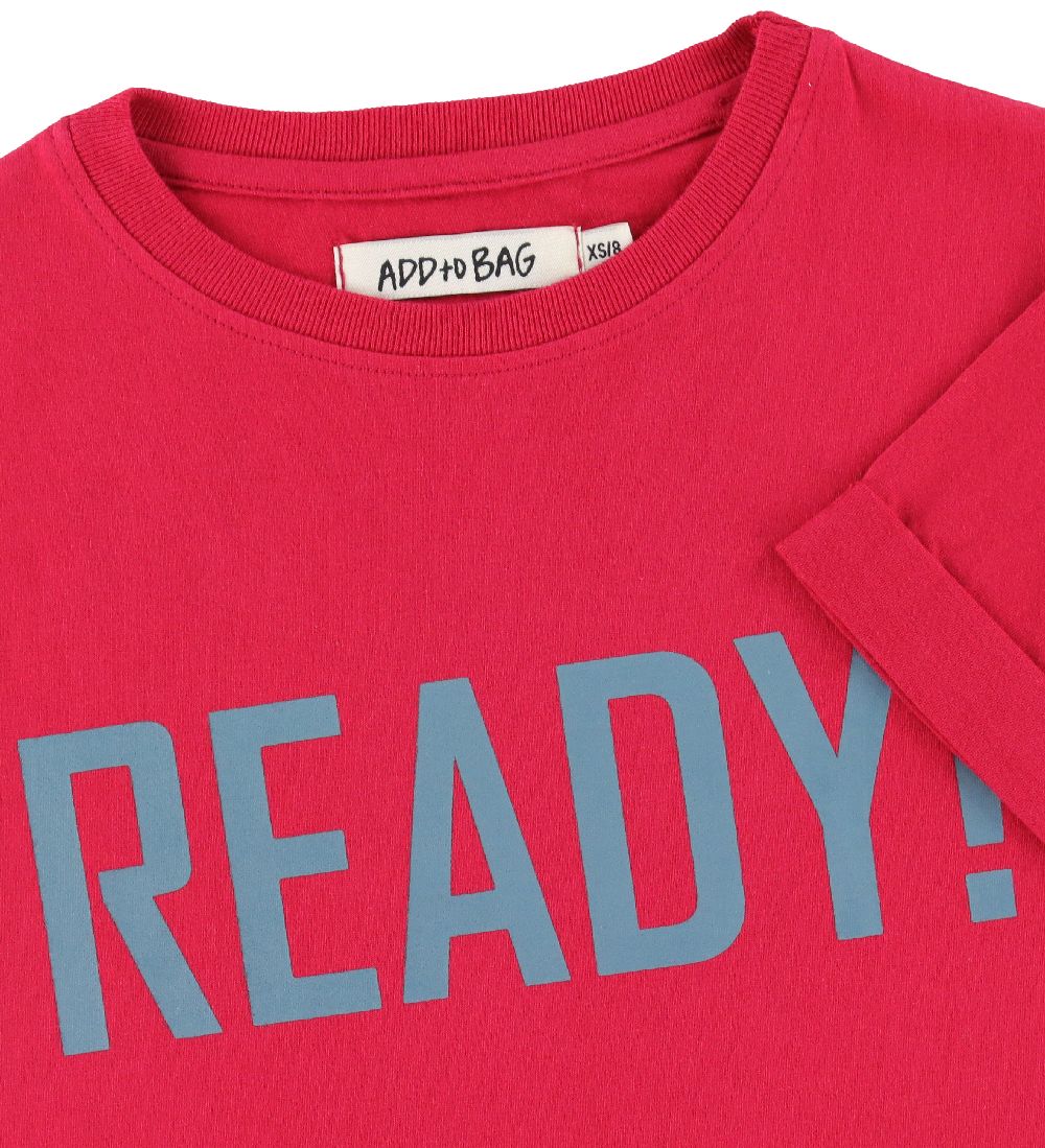 Add to Bag T-shirt - Dark Pink w. Print