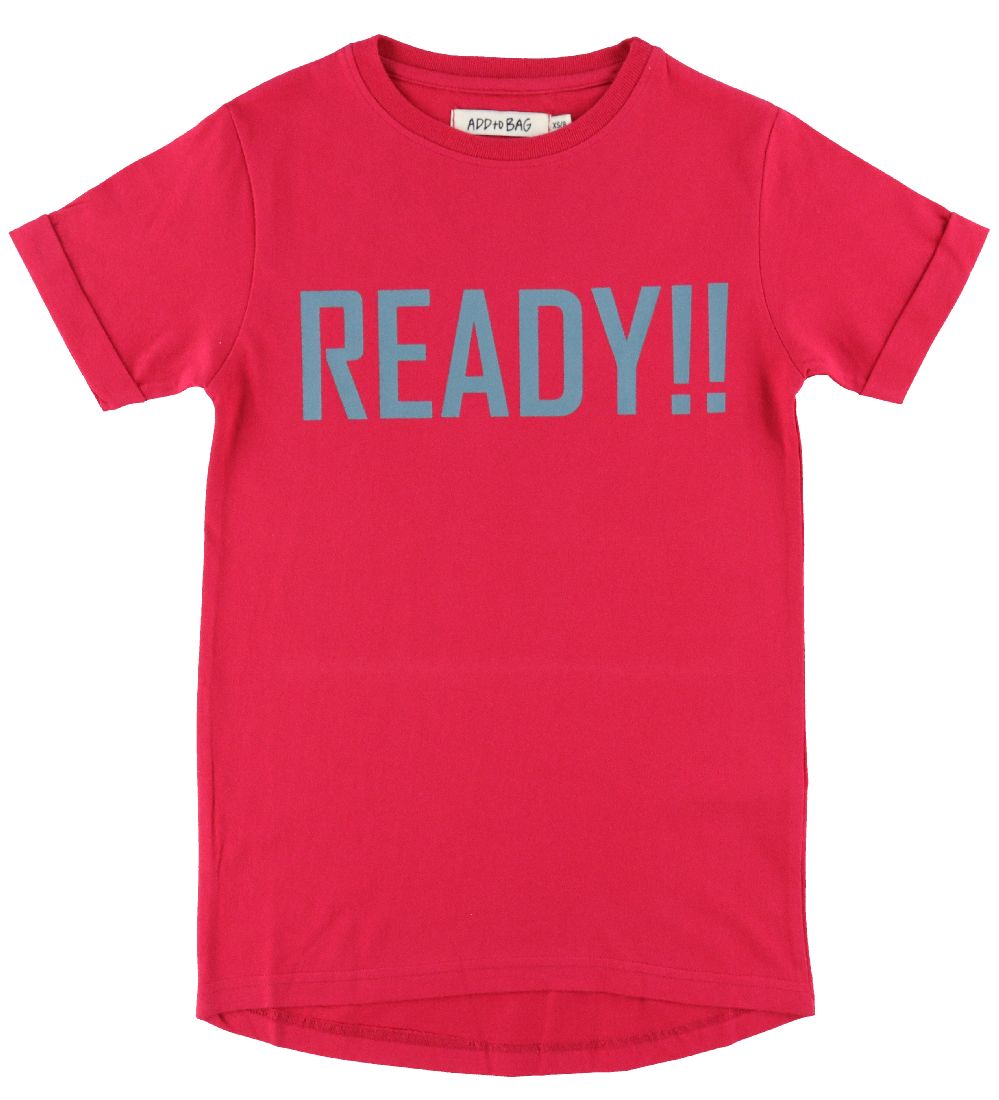 Add to Bag T-shirt - Dark Pink w. Print