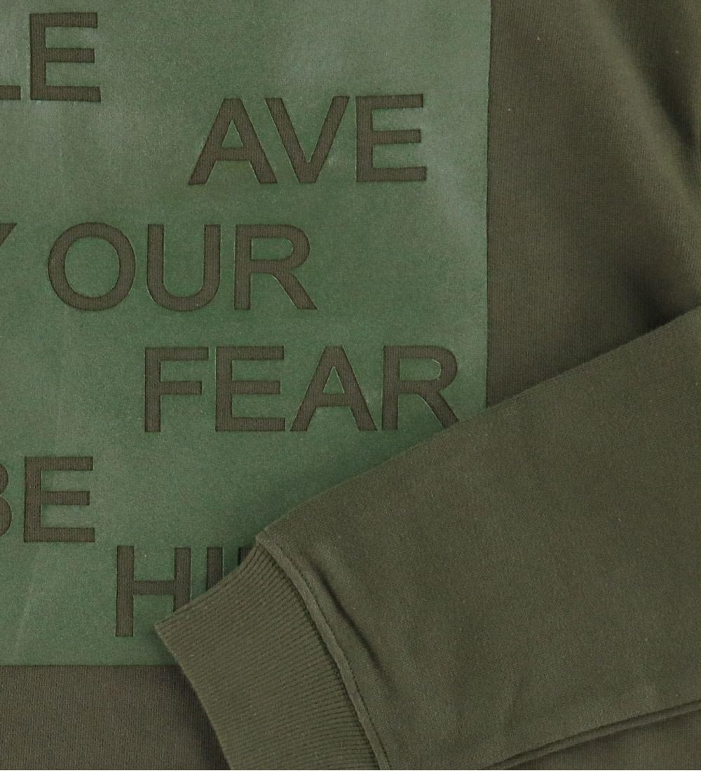 Add to Bag Hoodie - Army w. Print
