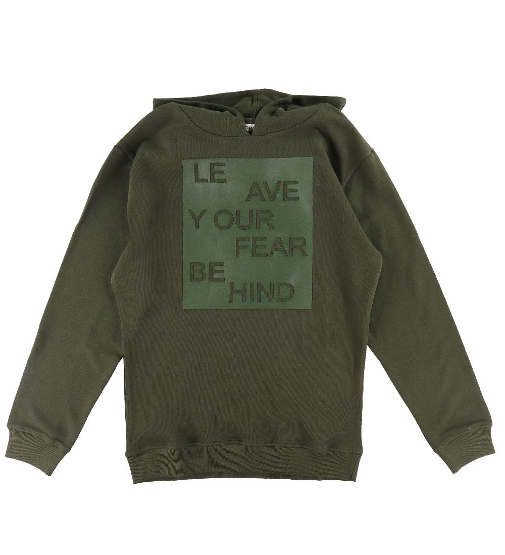 Add to Bag Hoodie - Army w. Print