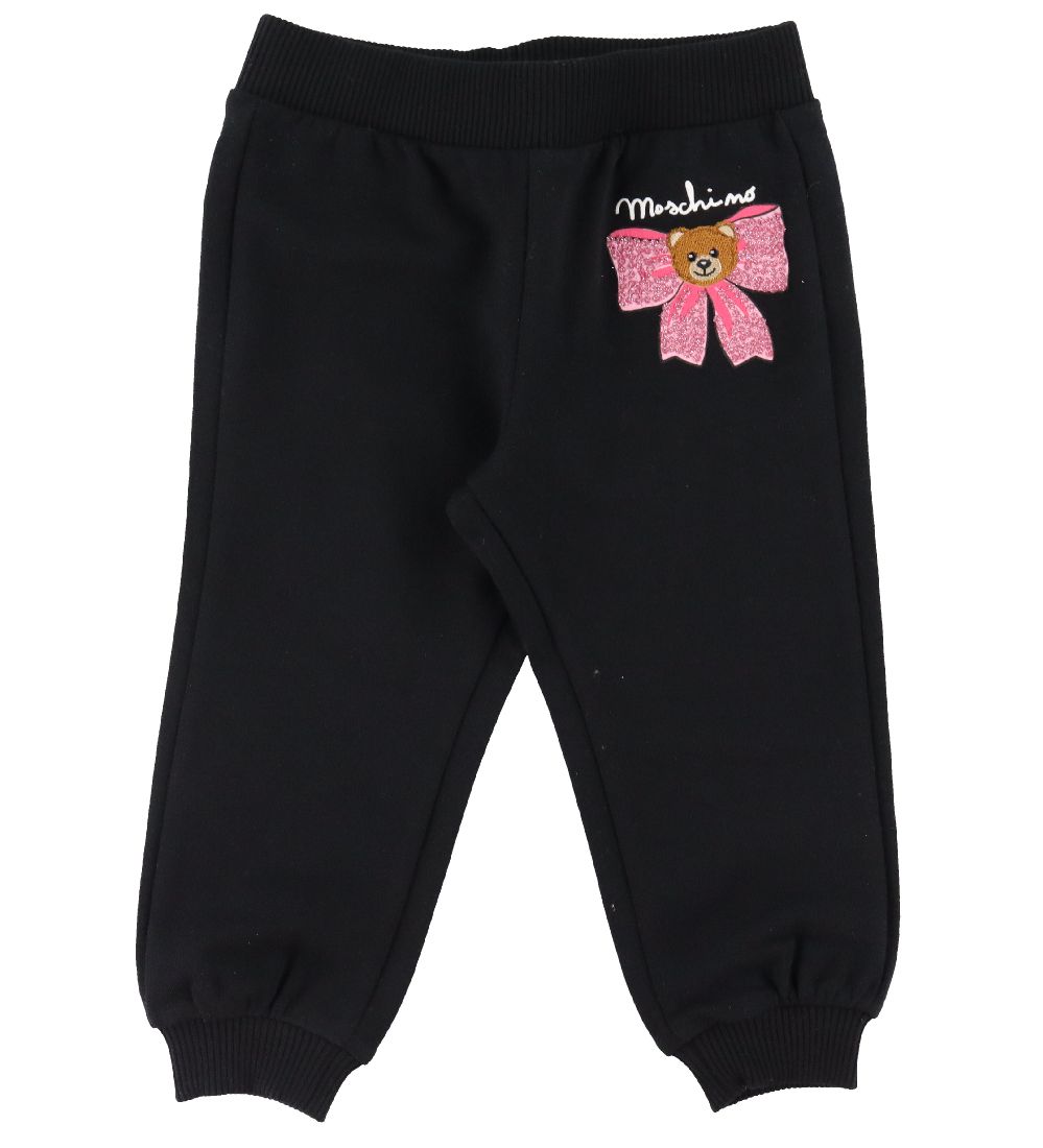 Moschino Sweat Set - Black w. Pink/Glitter