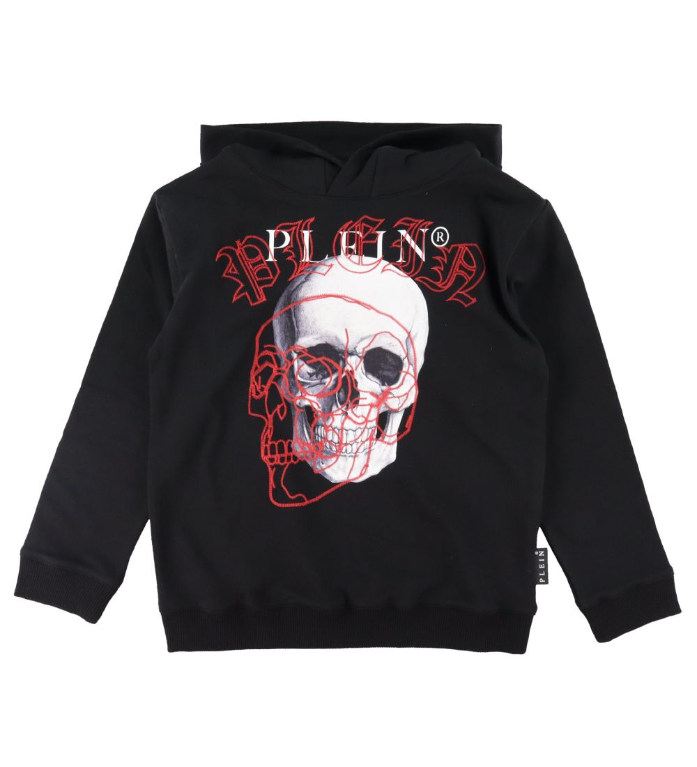 Philipp Plein Kapuzenpullover - Schwarz m. Schädel