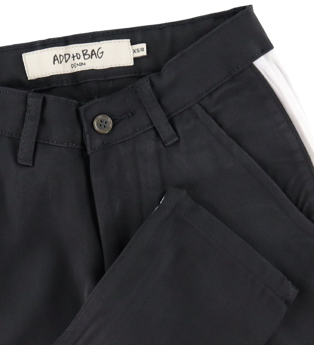 Add to Bag Broek - Zwart/Wit