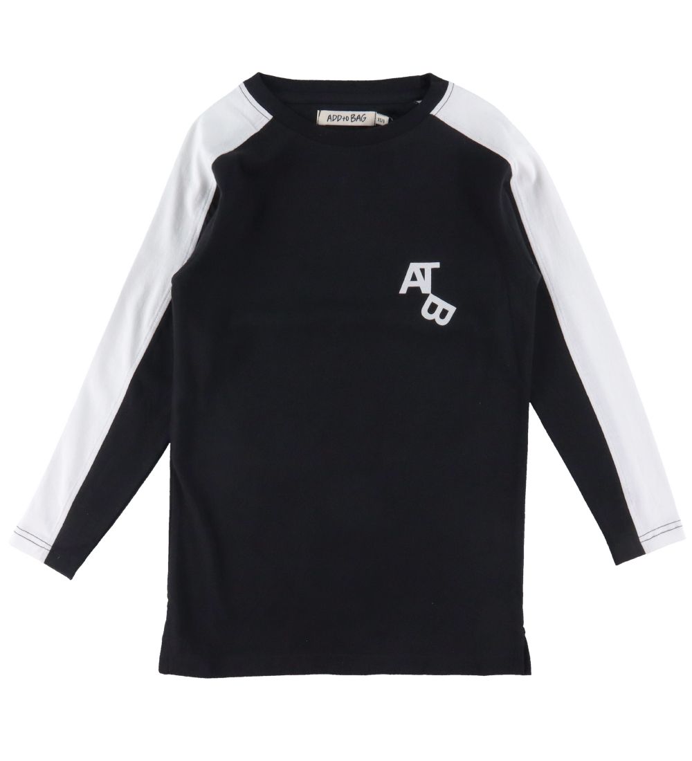 Add to Bag Blouse - Black w. Print