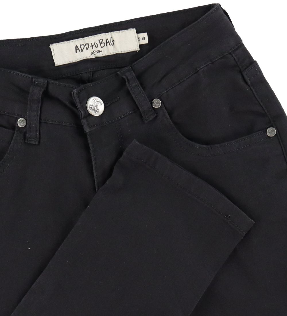 Add to Bag Jeans - Black Twill