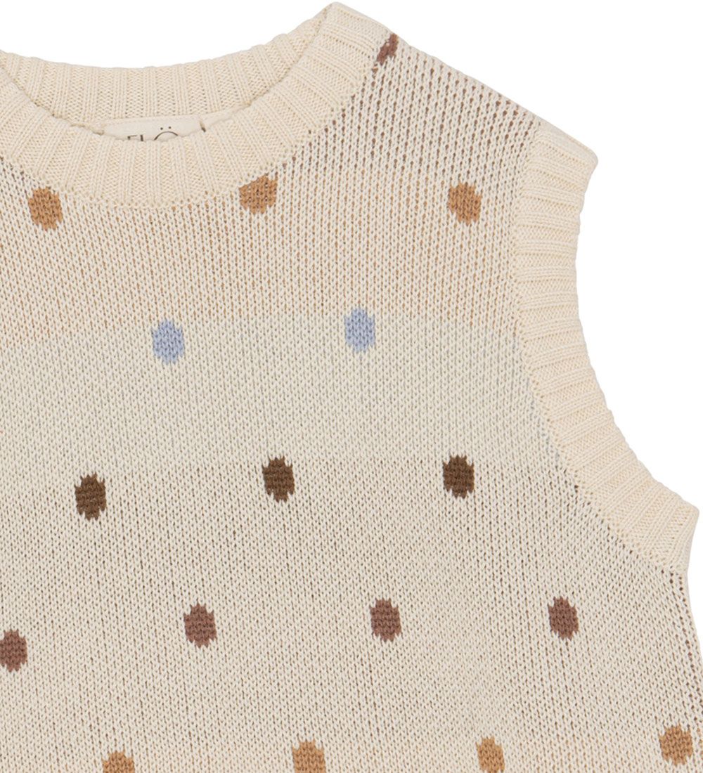 Flss Waistcoat - Knitted - Carla - Soft White