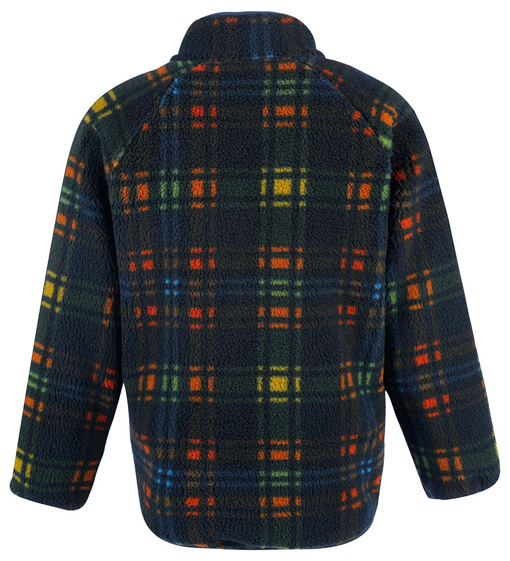 Color Kids Fleece Jacket - Total Eclipse w. Pattern