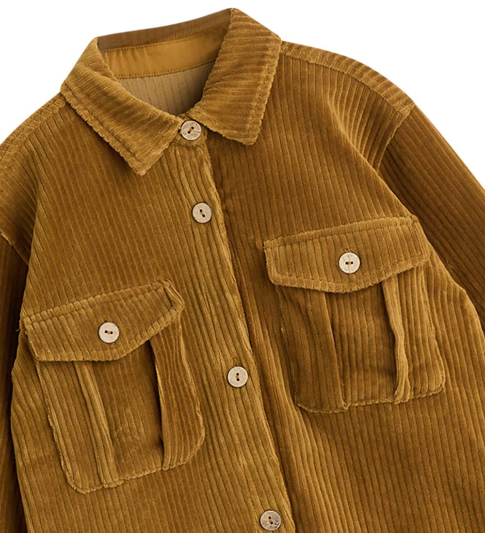 Noa Noa miniature Shirt - Corduroy - Golden Brown