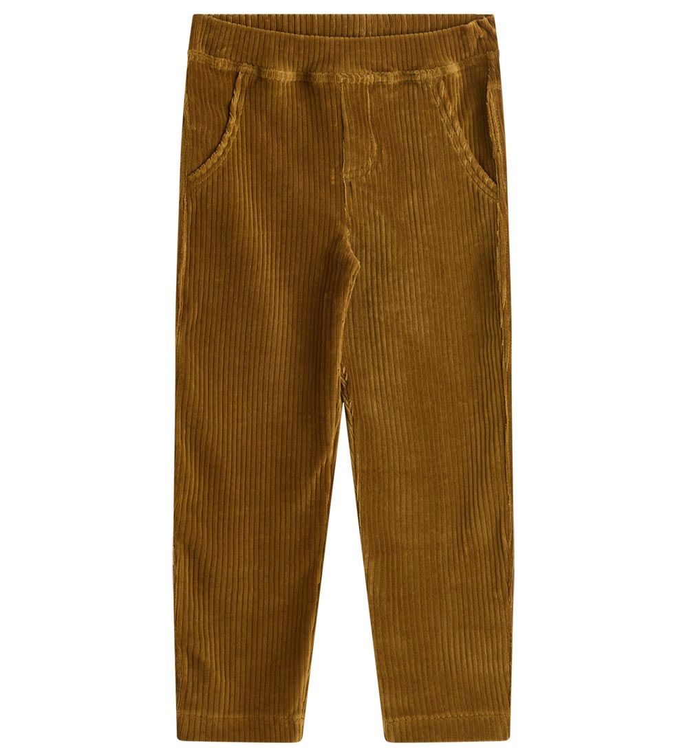 Noa Noa miniature Trousers - Mini Girl Daisy Leggings - Golden