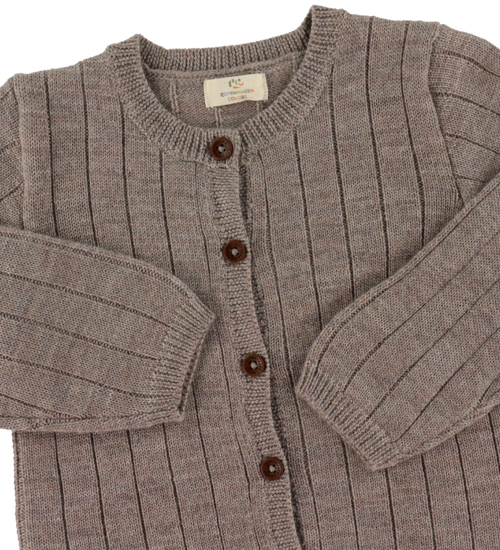 Copenhagen Colors Cardigan - Wool - Natural Melange