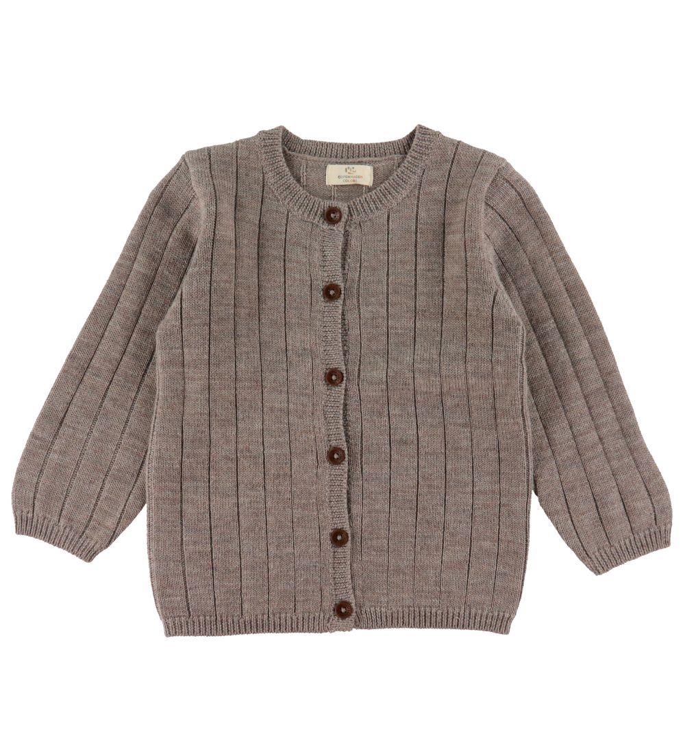 Copenhagen Colors Cardigan - Wool - Natural Melange