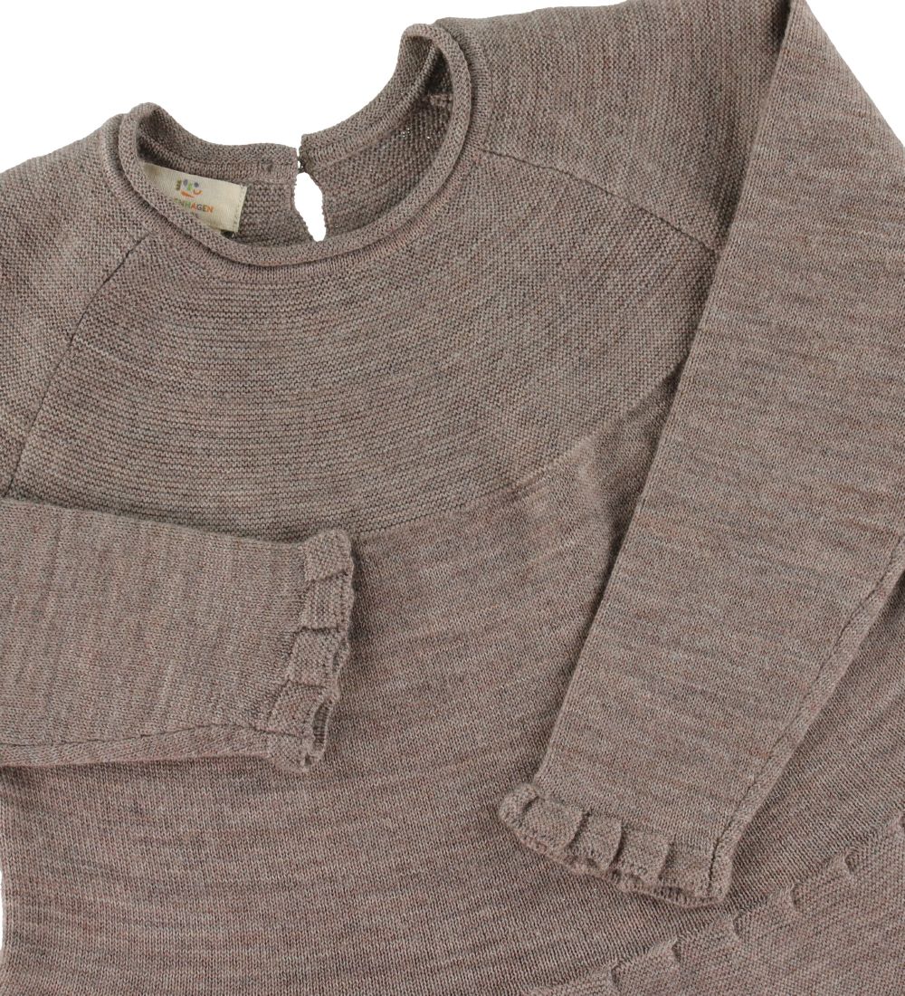 Copenhagen Colors Blouse - Knitted - Wool - Natural Melange