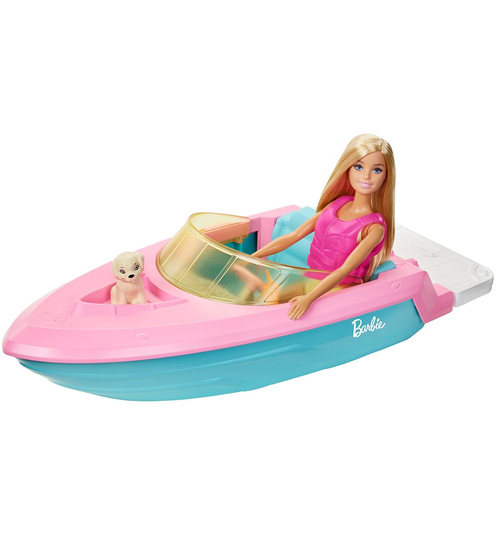 Barbie Doll set - With Speed-Boat
