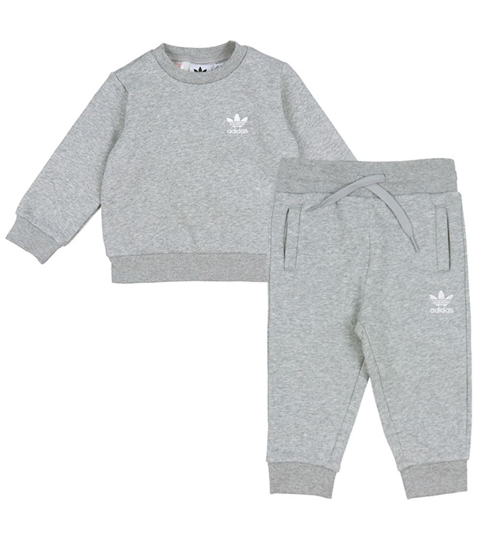 adidas Originals Sweat Set - Crew Set - Grey