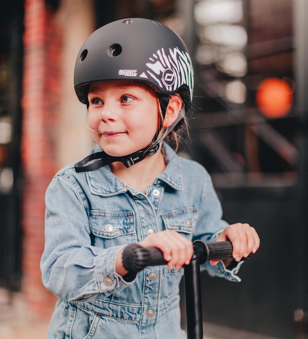 Scoot and Ride Bicycle Helmet - Zebra