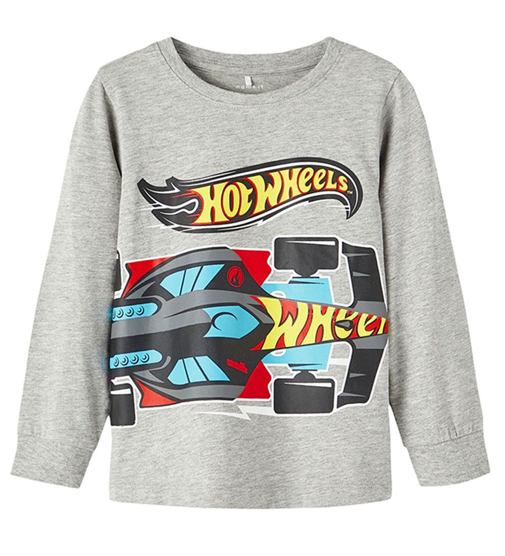 Name It Pyjama Set - NmmNilak HotWheels - Grey Melange