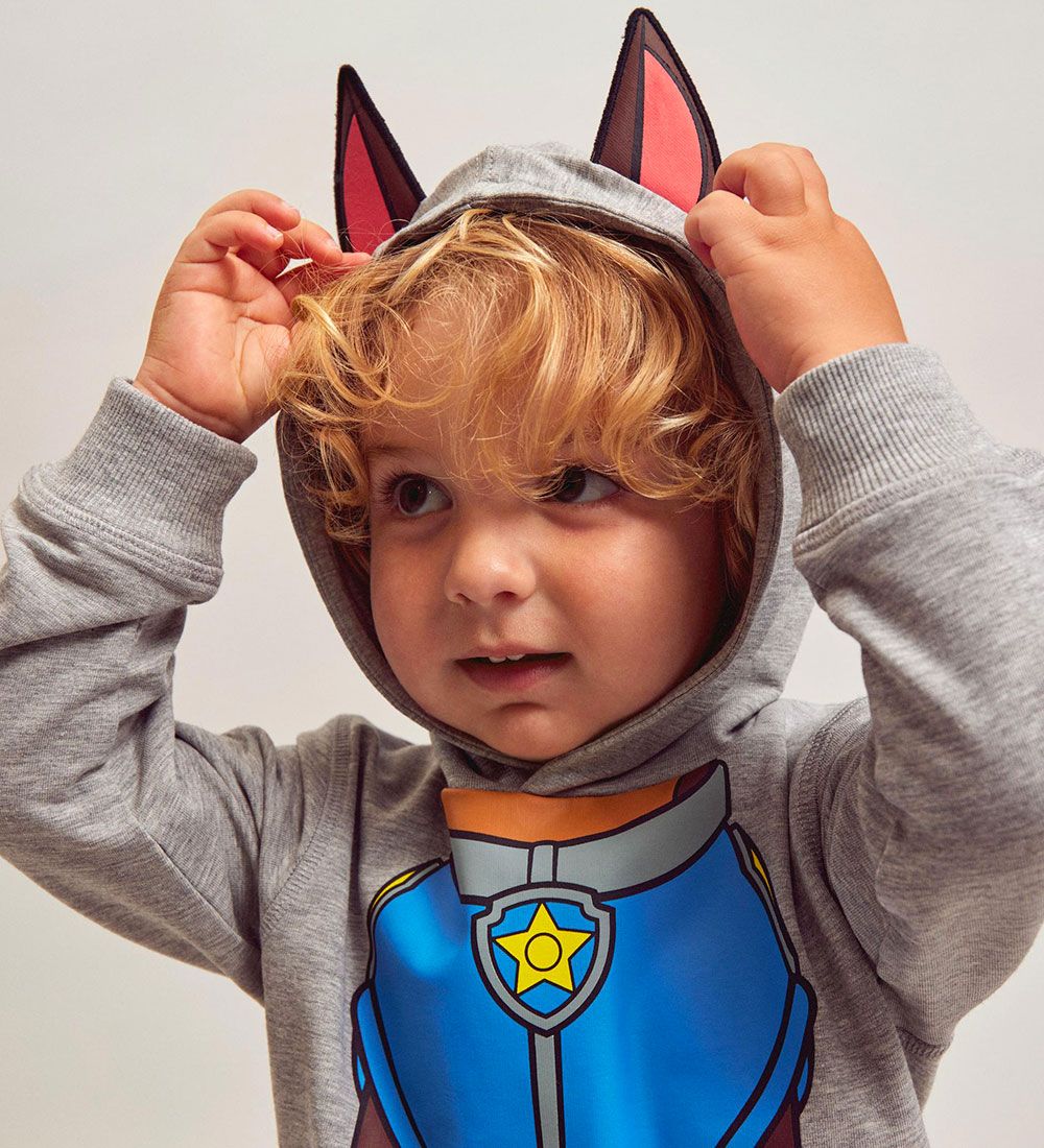 Name It Hoodie - NmmJatt PawPatrol - Grey Melange